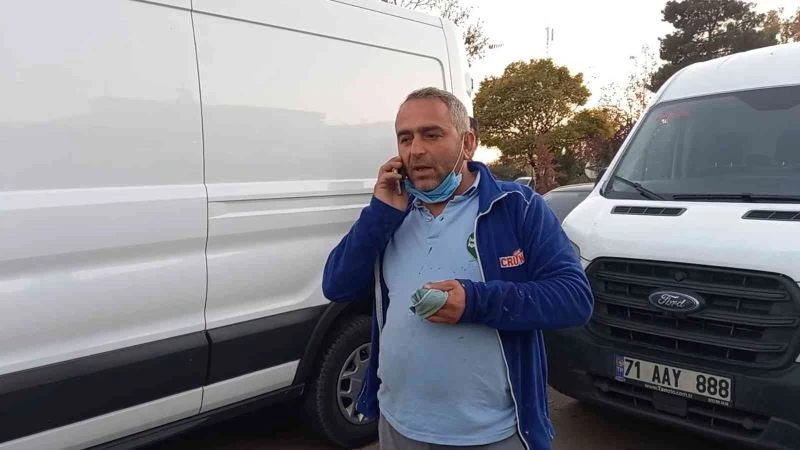 Kırıkkale’de kazada parmağı kopan sürücünün rahatlığı şaşırttı
