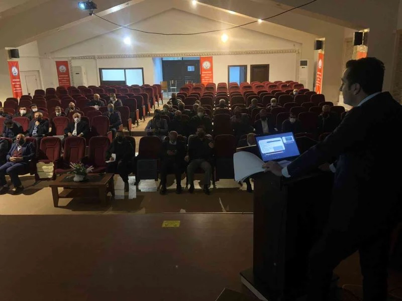 Arguvan’da muhtarlara MAKS eğitimi
