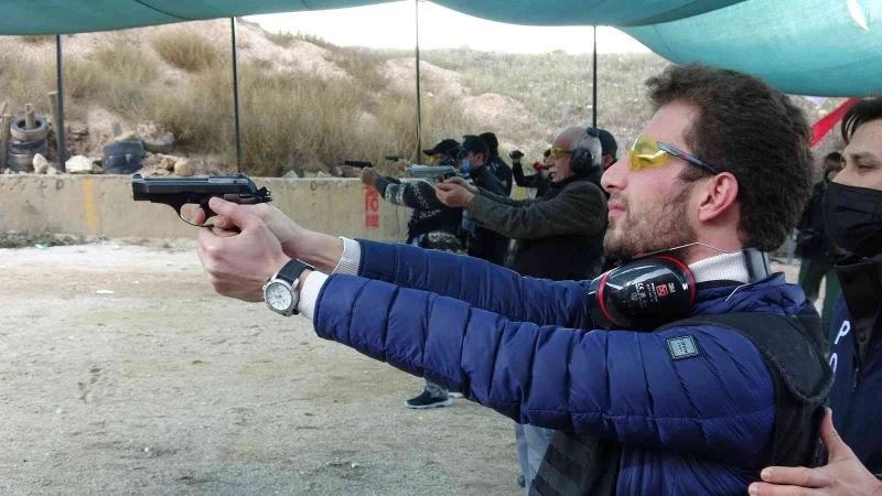 Mermiyi havaya değil poligonda attılar
