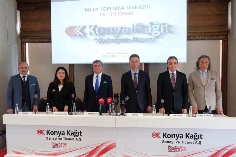 Türkiye yazı tabı kağıt üretiminin yüzde 25’ini karşılayan Konya Kağıt halka açılıyor