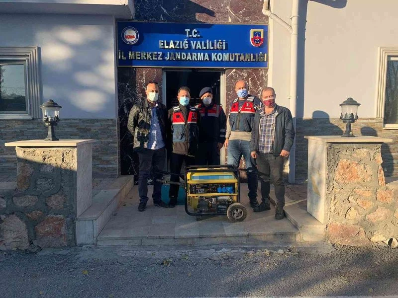 Elazığ’da jeneratör hırsızları yakalandı
