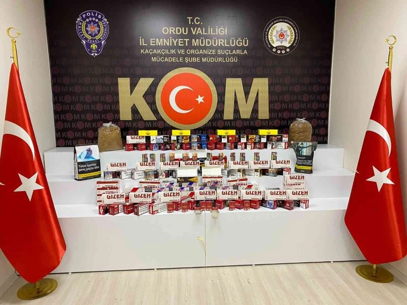 Ordu’da kaçak tütün mamullerine izin yok
