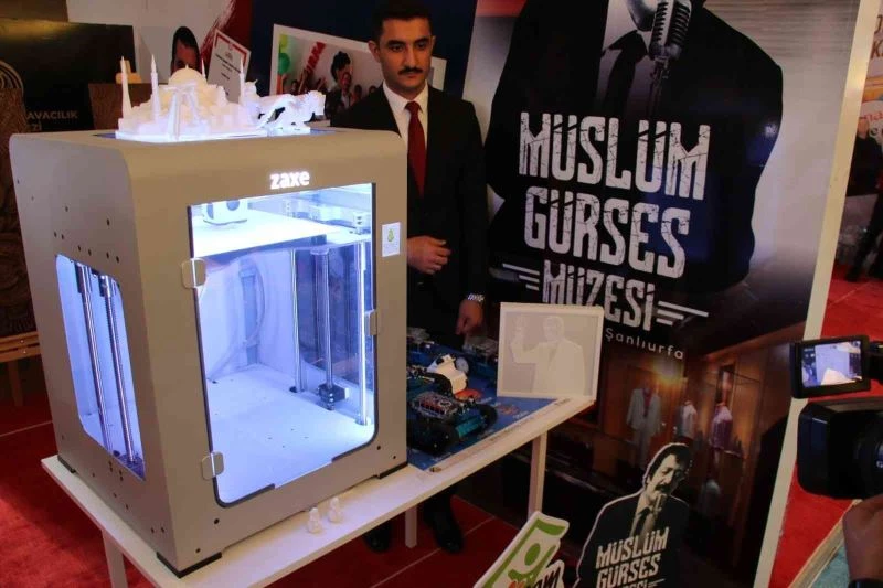 Karaköprü Belediyesi’nin robotu festivalde ilgi odağı oldu
