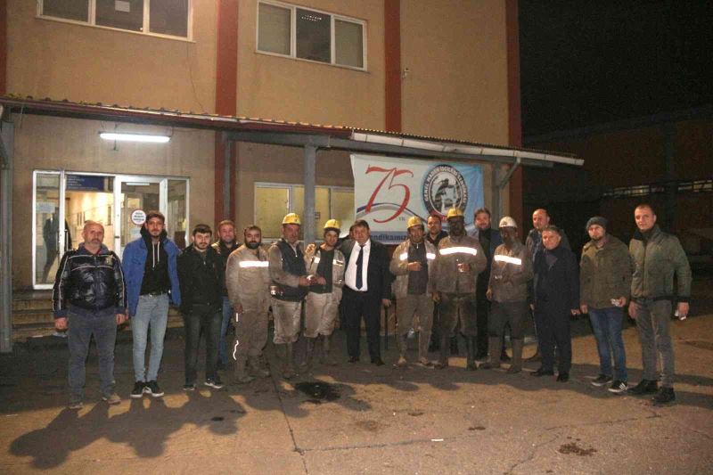 GMİS, kuruluşunun 75. yılını madencilerle kutladı
