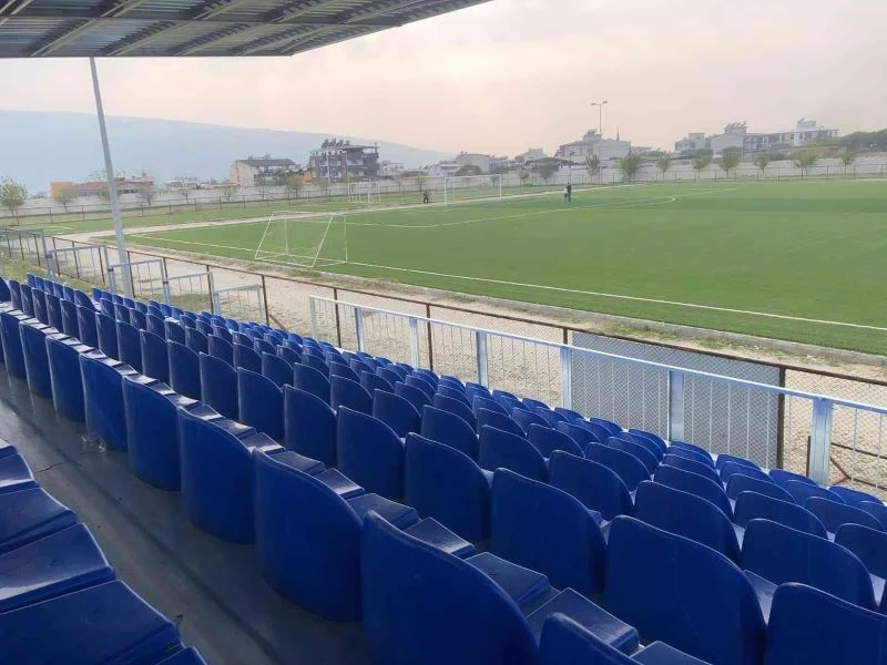 Buharkent’te, 250 kişilik tribün inşaatı tamamlandı
