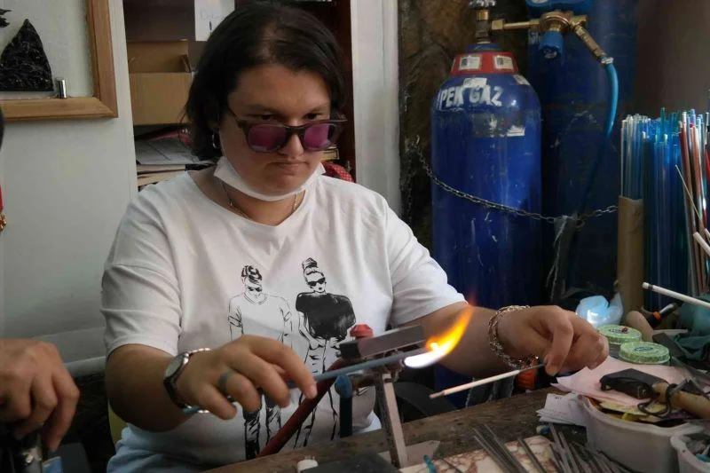 Cam sanatıyla kendini buldu

