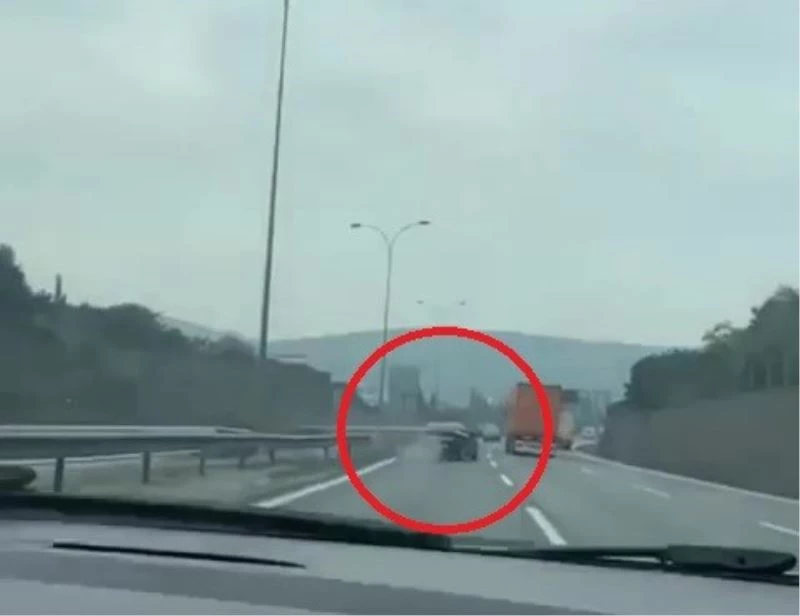 207 promil alkollü sürücü TEM’de böyle dehşet saçtı
