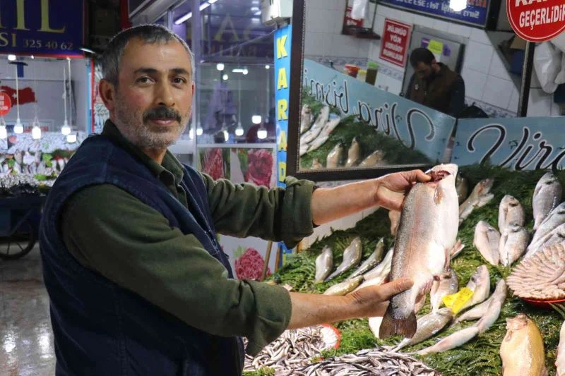 Malatya’da havalar soğudu balığa talep arttı
