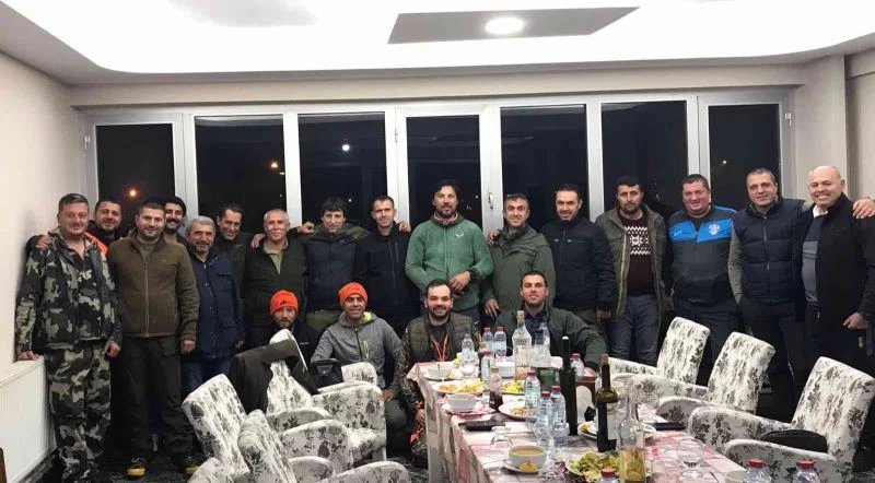 Bulgar avcılar Pınarbaşı’nda 70 domuz avladı
