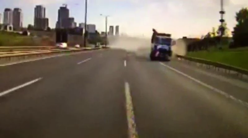 TEM’de katliam gibi kazanın görüntüleri ortaya çıktı
