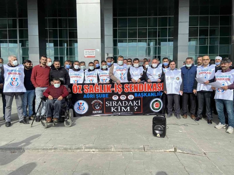 STK ve sağlık çalışanlardan darp edilen sağlık personeline destek
