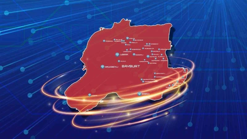 Bayburt’ta 37 köye fiber altyapı götürüldü
