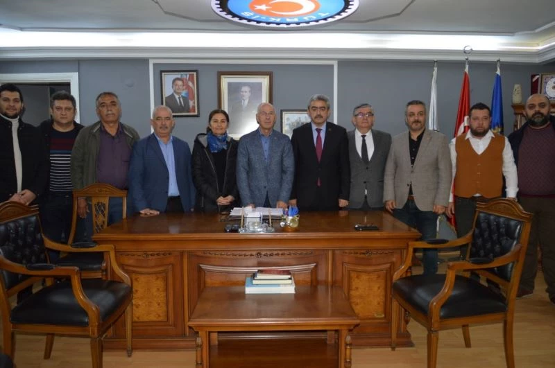 MHP’li Alıcık, TES-İş Başkanı Aydın’la görüştü
