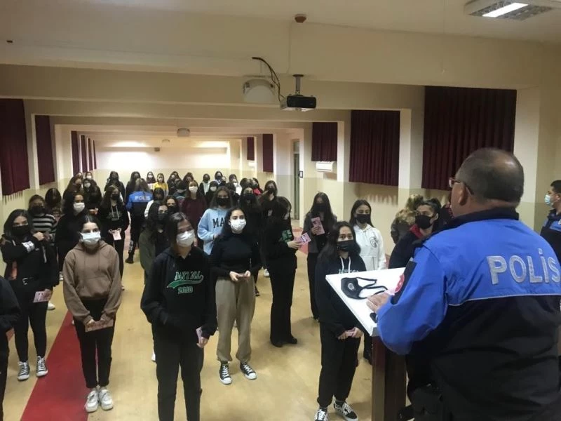 Öğrencilere, KADES, UYUMA ve HAYDİ uygulamaları anlatıldı
