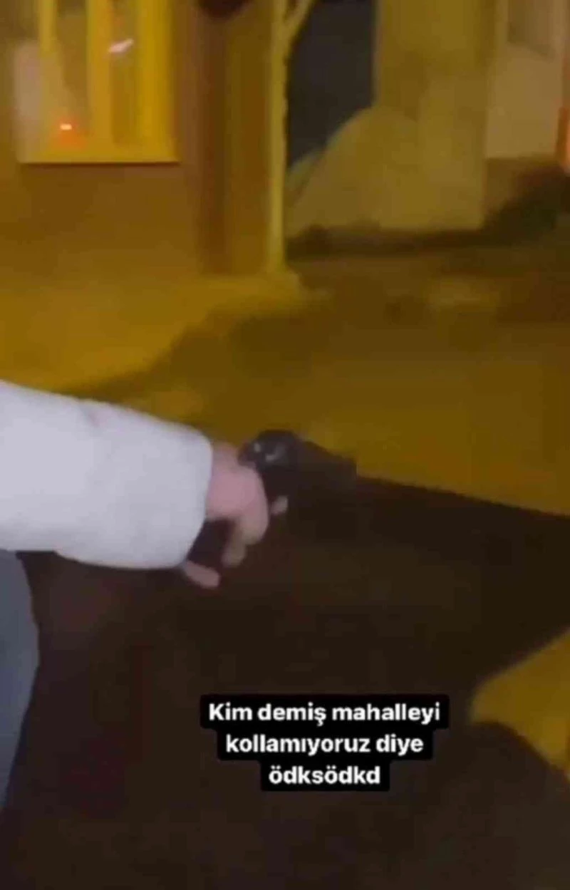 Maganda sağa sola böyle ateş açtı
