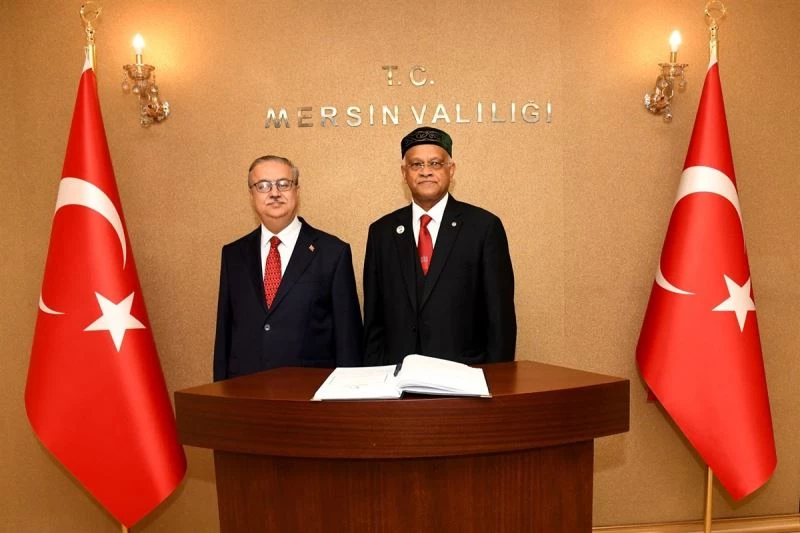 Bangladeş Halk Cumhuriyeti Ankara Büyükelçisi Mannan’dan Mersin Valiliğine ziyaret

