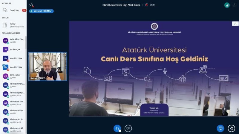 İslam Düşüncesinde Bilgi-Ahlak konulu konferans düzenlendi
