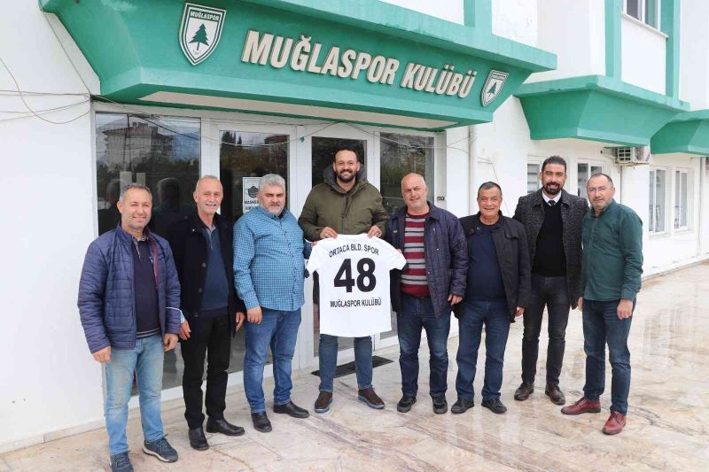 Ortaca Belediyespor yönetiminden Muğlaspor’a ziyaret
