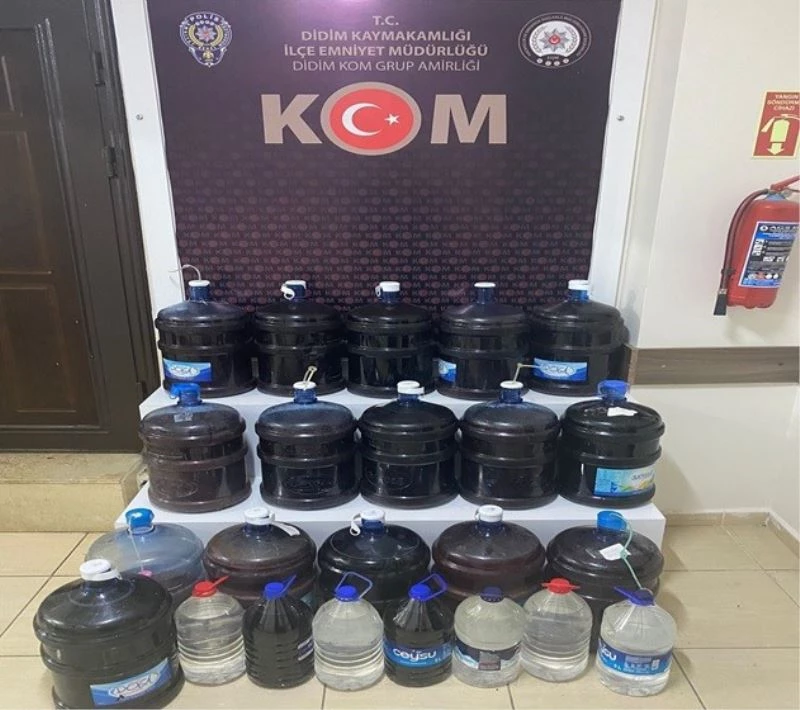 Ev değil, kaçak içki imalathanesi çıktı
