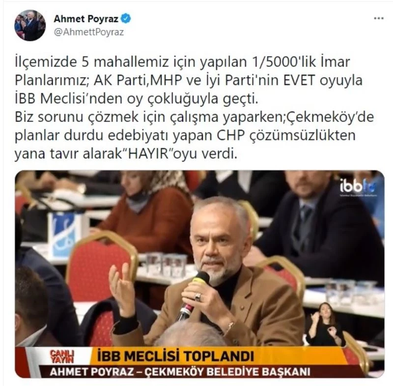 CHP’li meclis üyeleri İBB’de başka, ilçelerde başka
