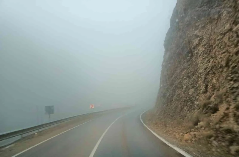 Sincik’te sis etkili oldu
