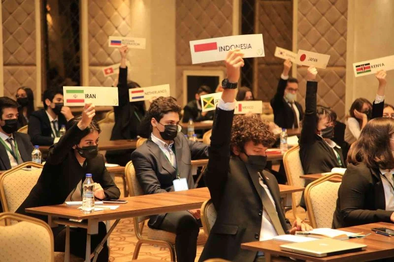 Dünya meseleleri d’MUN Konferansında tartışıldı
