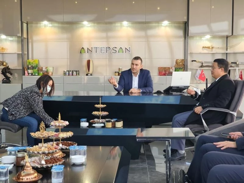 Çin heyeti Antepsan’a hayran kaldı
