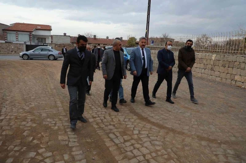 Ağırnas Mahallesi’nde tarihi dokuya uygun sokak yenileme çalışması
