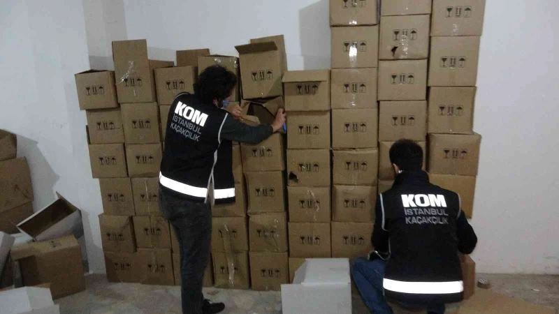 Pendik’te, piyasaya dezenfektan olarak sürülecek 5 ton sahte alkol ele geçirildi
