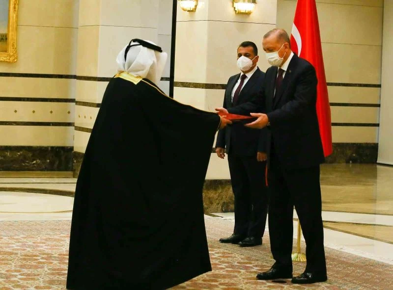 Cumhurbaşkanı Erdoğan, Katar Büyükelçisi Al Thani’yi kabul etti
