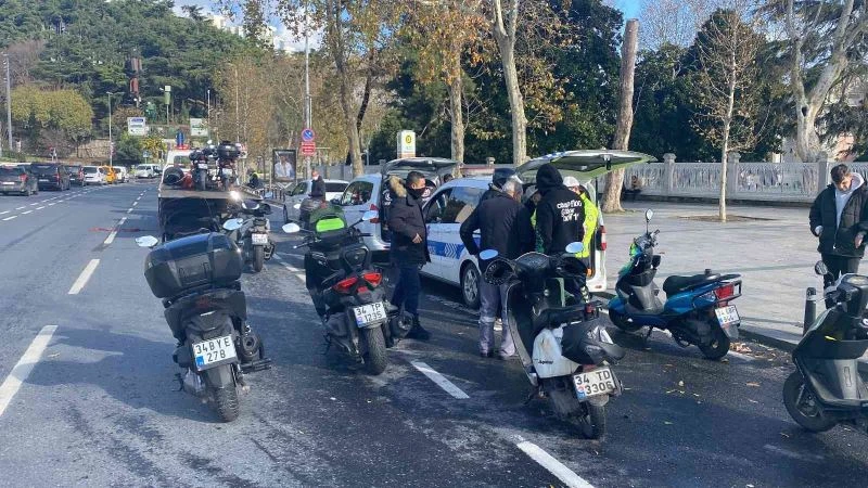 Lodosta trafiğe çıkan motosikletlilere yönelik denetim yapıldı

