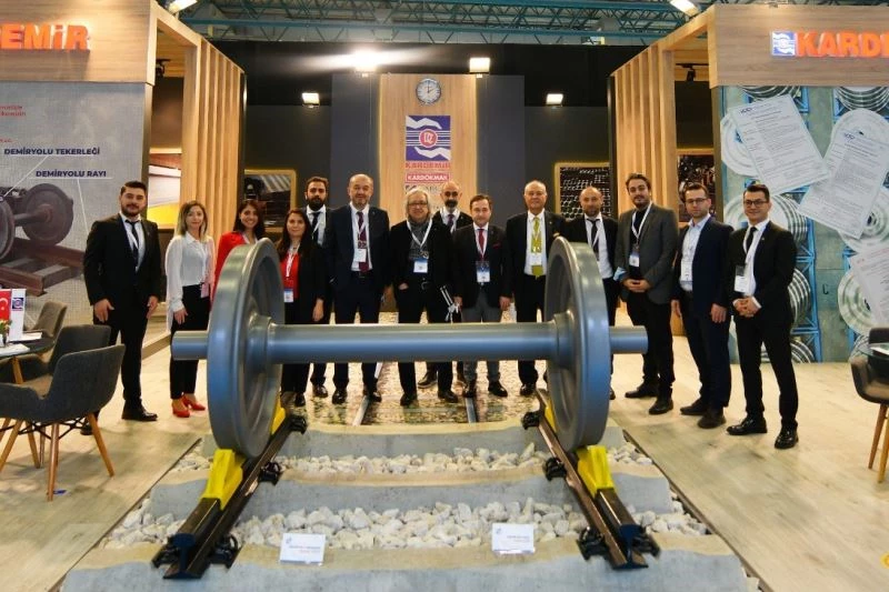 KARDEMİR Eurasia Rail Fuarı’nda demir yolu tekerleği setini ilk kez sergileme fırsatı yakaladı
