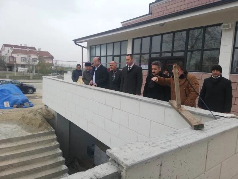 Ergene Bilal Habeşi Camii’nde yapım çalışmaları sürüyor
