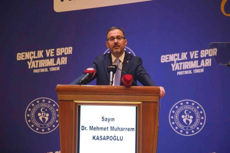 Bakan Kasapoğlu: “Harcanan her bir kuruşu gençlerimiz için harcıyoruz”
