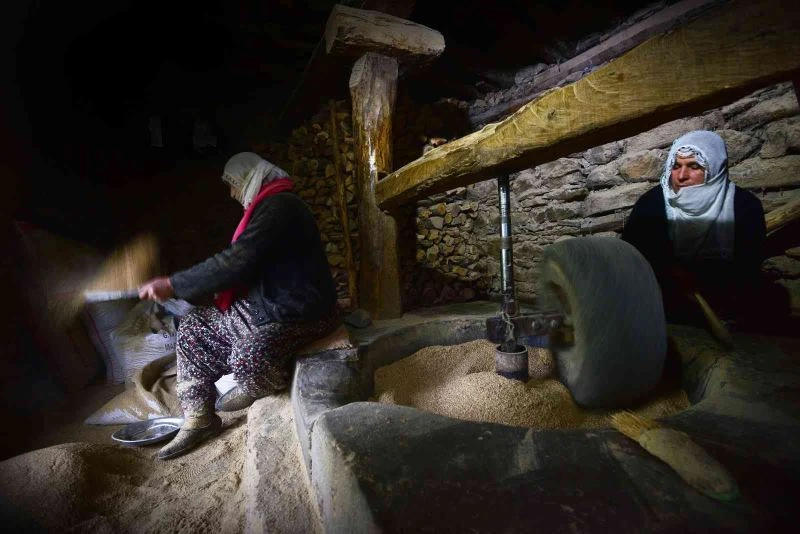 (Özel) Asırlık değirmende çeltik öğütüp geçimlerini sağlıyorlar
