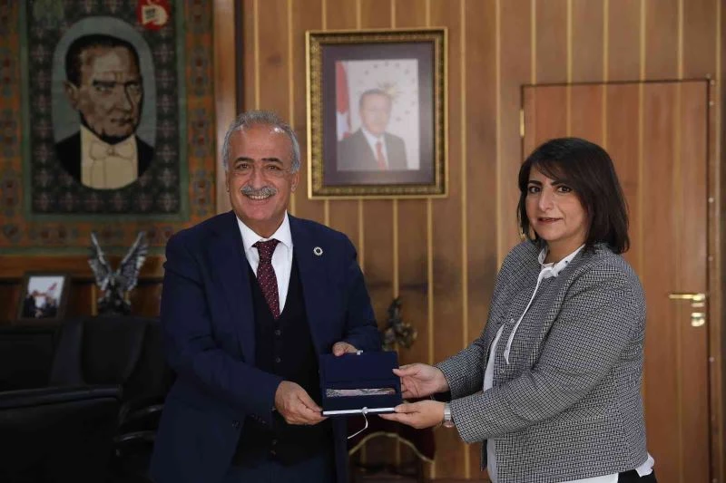 Akademisyenler başarılarını Rektör Çomaklı ile paylaştı
