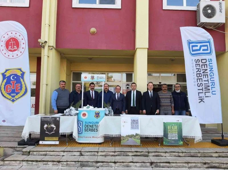 Sungurlu adliyesi’nde 200 gidan dağıtıldı
