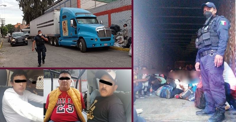 Meksika’da bir tırın kasasından 83 kaçak göçmen çıktı

