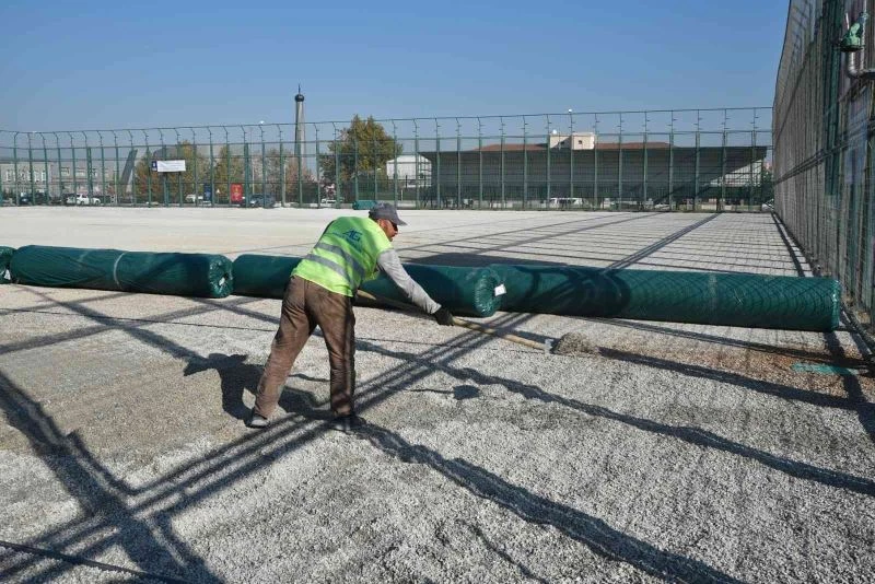 Atıcılar’da 3 nolu saha yenileniyor
