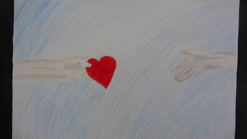 Sancaktepe’de ilkokullu öğrenciler fırçalarını organ bağışı için konuşturdu
