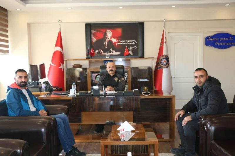 İHA’dan Iğdır Emniyet Müdürü Yonca’ya  ziyaret
