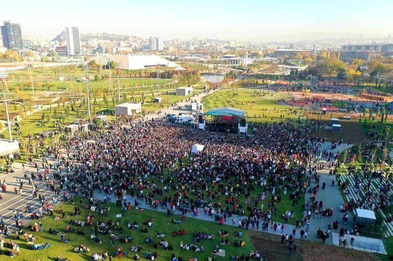 Başkent Millet Bahçesi hafta sonu birçok etkinliğe ev sahipliği yaptı
