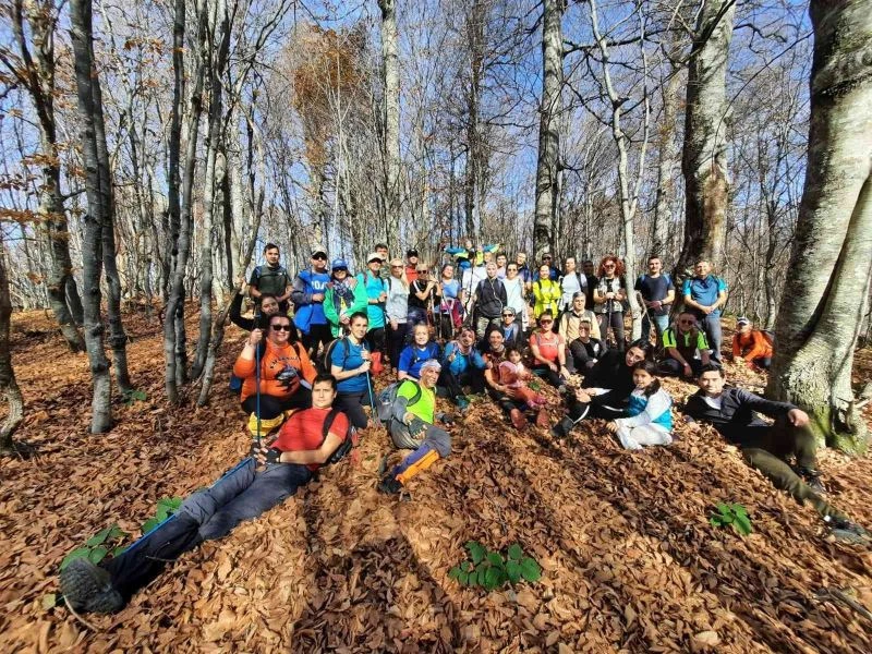 ‘Sağlıklı yaşam’ için hem yürüdüler hem de manzaranın tadını çıkardılar

