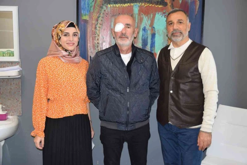 Kornea nakliyle yıllar sonra yeniden görmeye başladı
