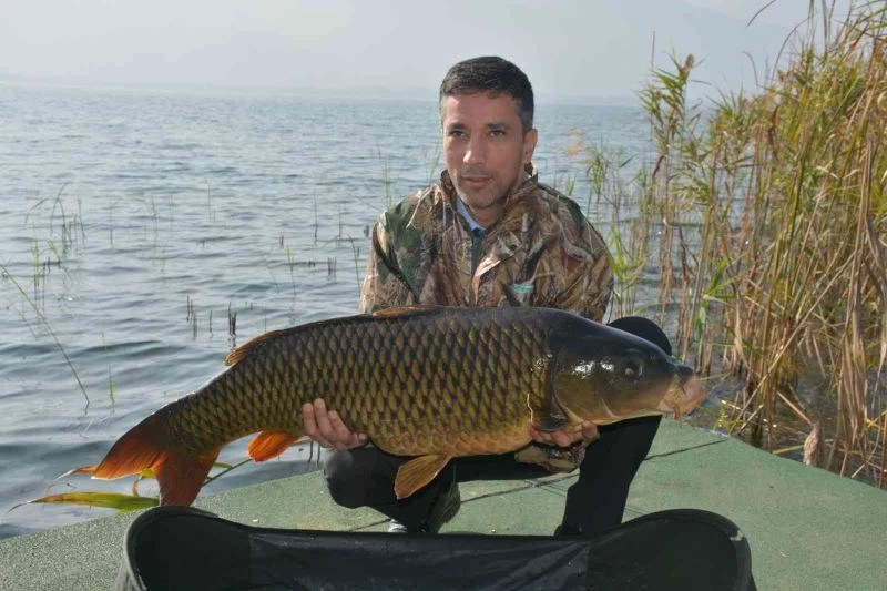 Sazan tutma yarışmasında ödüller sahiplerini buldu
