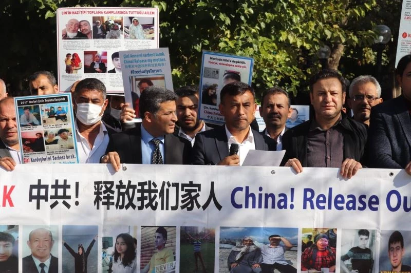 Çin zulmündeki Doğu Türkistan için basın açıklaması
