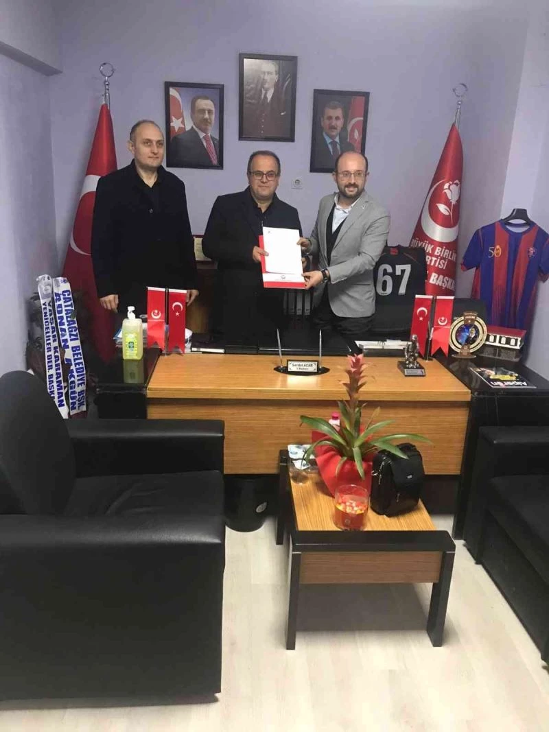 Çaycuma BBP İlçe Başkanlığına Taner Özdil atandı
