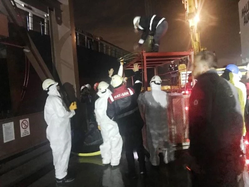 Su alan gemiden personel tahliye edildi
