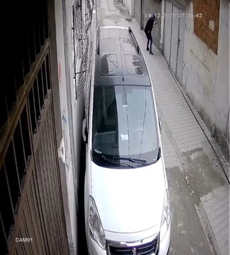 Batman’da internet kablosunu çalan hırsız güvenlik kamarasına takıldı
