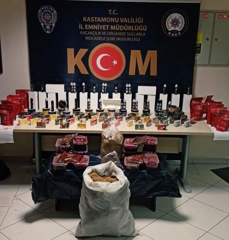 Kastamonu’da kaçak tütün satanlara göz açtırılmıyor
